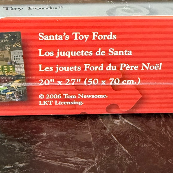 SERENDIPITY PUZZLE CO. INC. “Santa’s Toy Fords” 1000 Pieces Puzzle - Picture 6 of 9